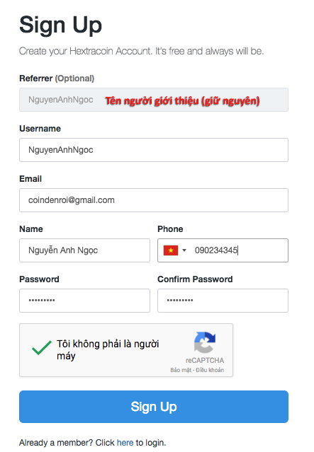 huong dan dang ky tai khoan hextracoin