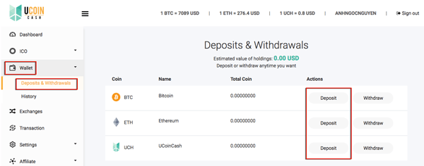 cach mua ico ucoin cash
